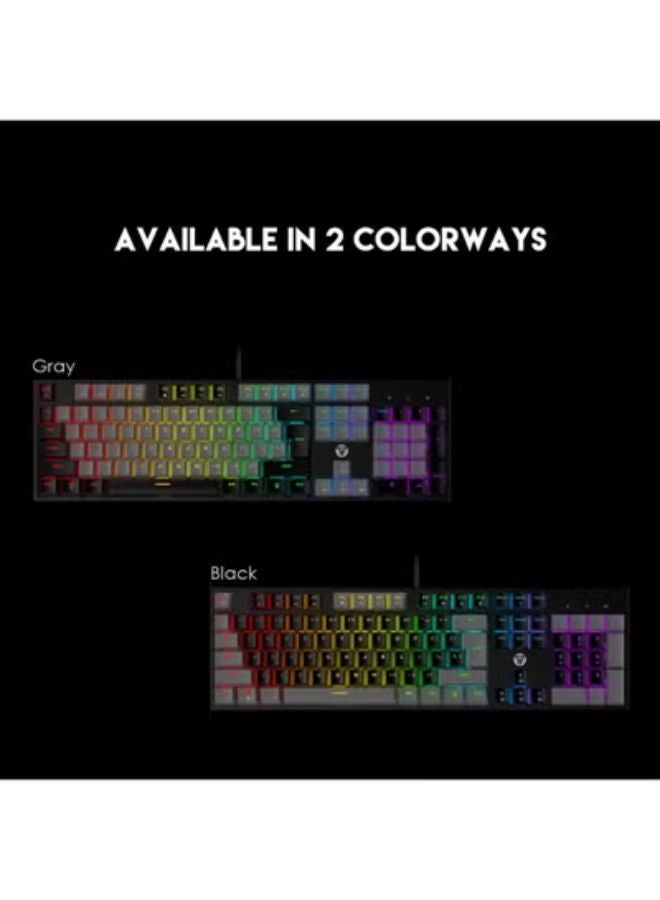 فانتيك لوحة مفاتيح ميكانيكية Mk886V2 Atom 104 إصدار Sumi بمفاتيح زرقاء - Image 5